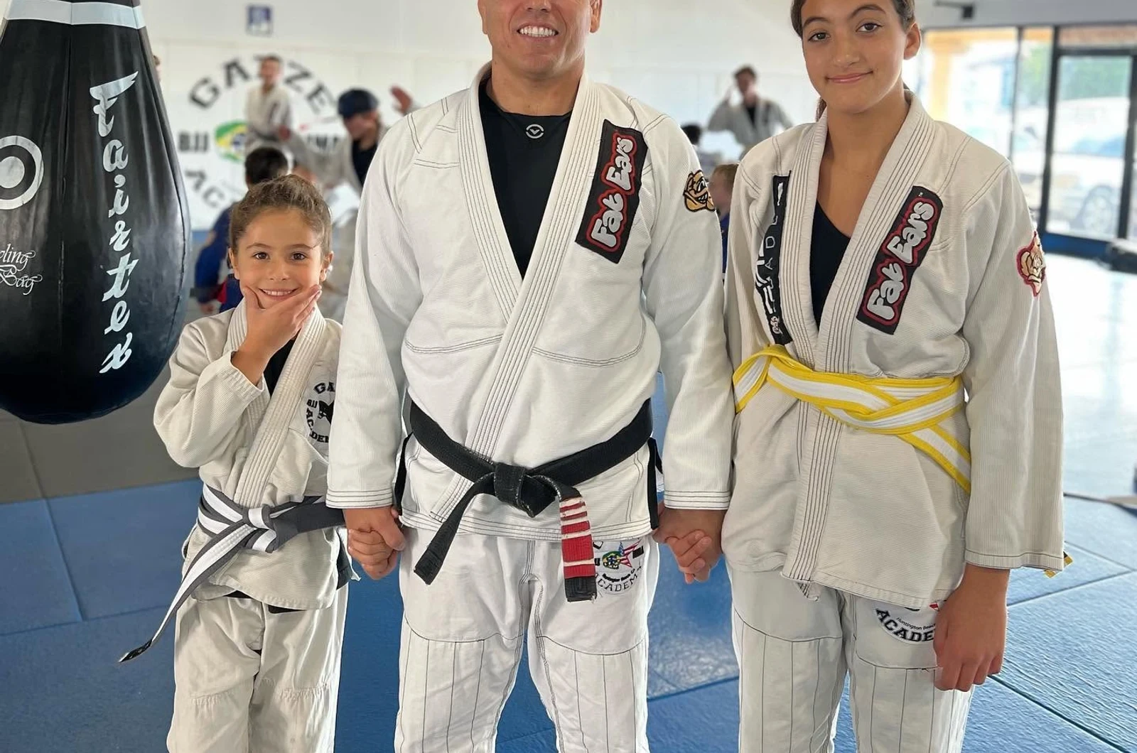Kids martial arts class at Gazze Academy
